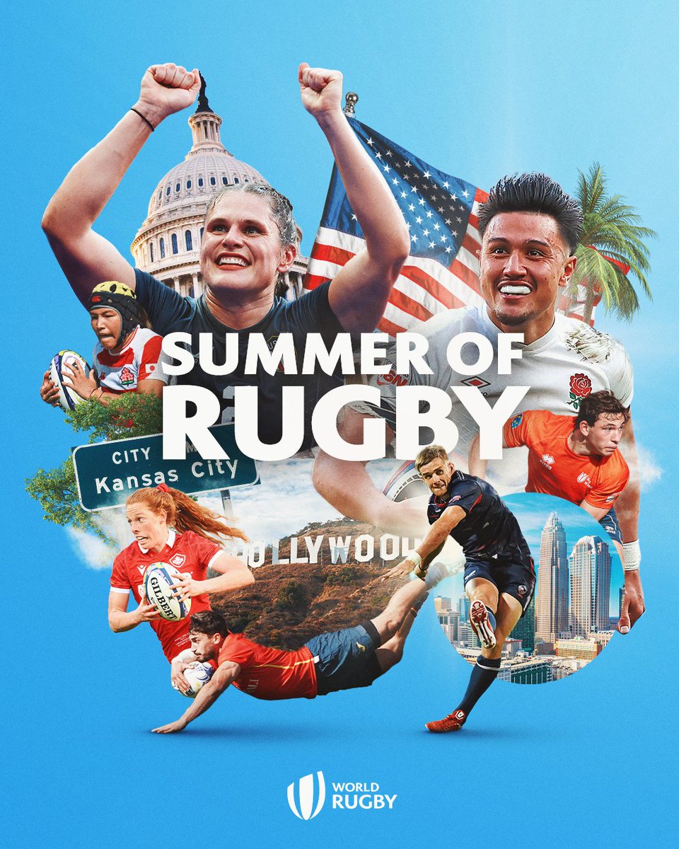 USA Rugby has just announced a packed summer ⛱️

Don’t miss the Men’s &amp; Women’s Eagles in LA, KC, Charlotte &amp; DC! 🇺🇸

Pre-sale opens 9am local time on Thursday 27 March, with general on-sale opening 10am local time on Friday 28 March 🎟️

#USAR2025