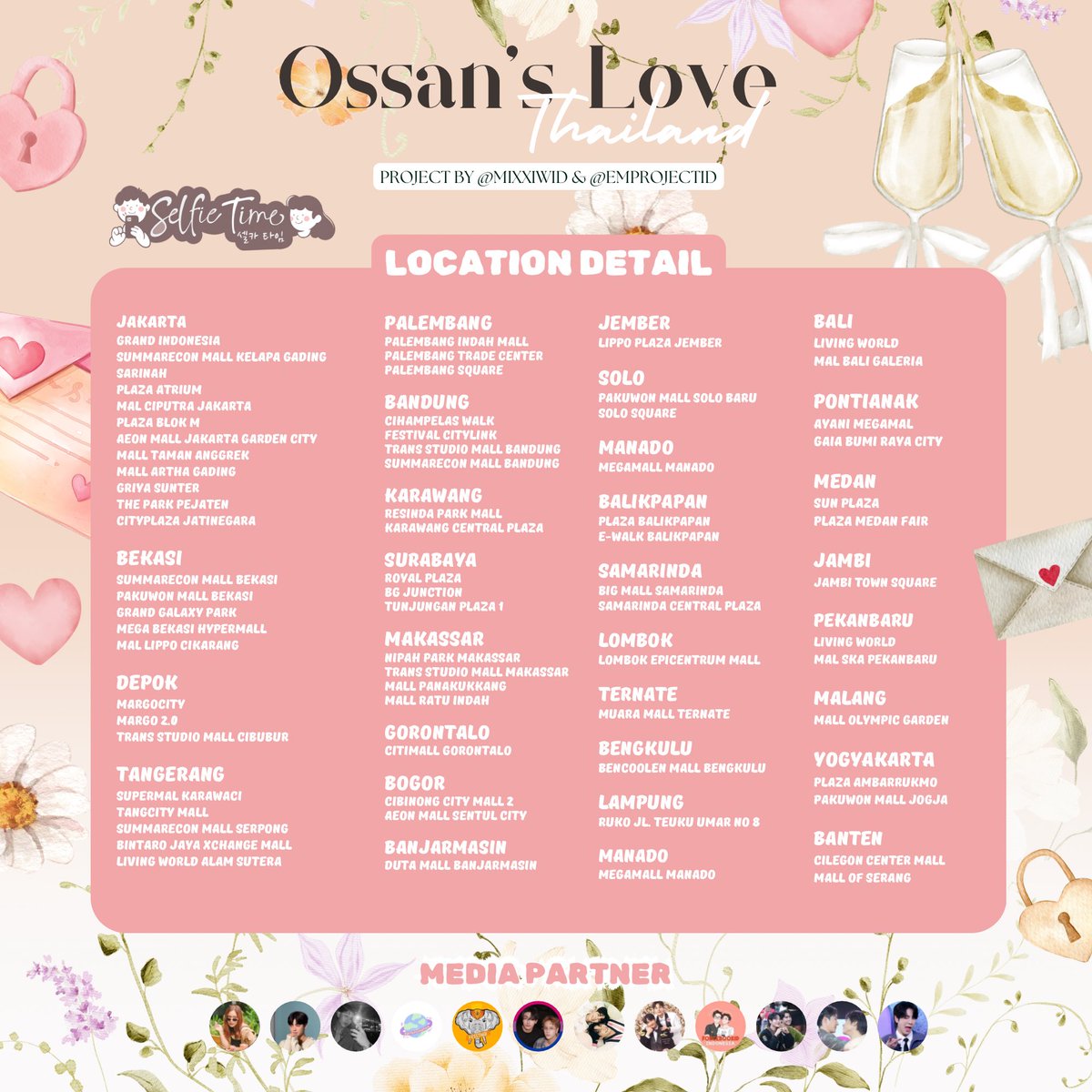 mixxiwID's tweet photo. ✨️ Ossan's Love Last Eps ✨️
Photobooth Project Event

Event by: @mixxiwID &amp; @EMprojectID 

🗓️ 23 March - 05 April 2025
📍@selfietimeid
✨Detail on poster

share your moment and tag us ♡

#KondanganHengMo 
#OssansLoveTH #EarthMix https://t.co/FbxHYwckKr