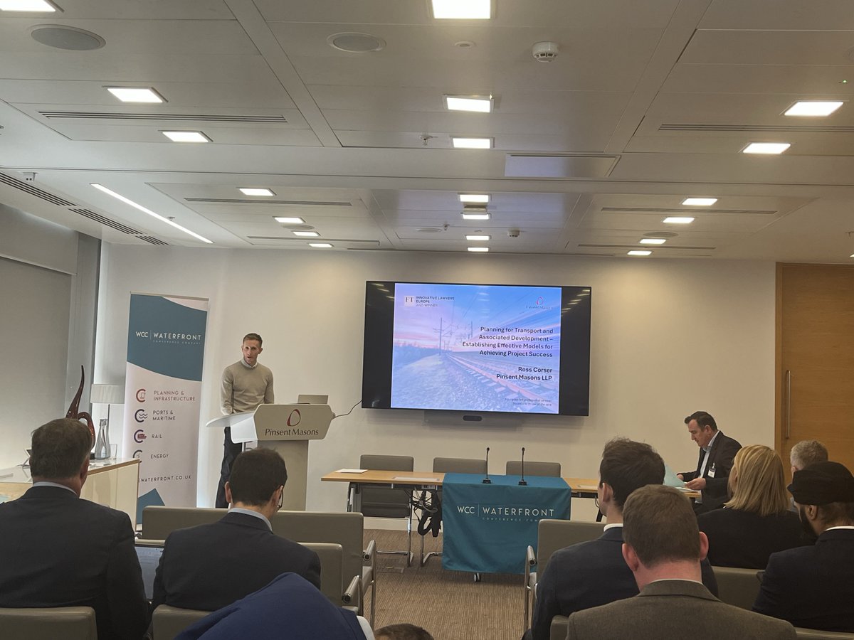 Following the networking lunch, Ross Corser from <a href="/Pinsent_Masons/">Pinsent Masons</a> explains establishing effective models for achieving project success #NorthDev25