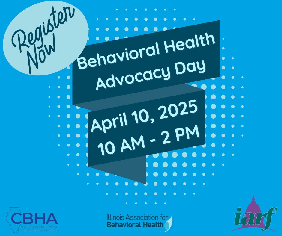 Join IABH, CBHA and IARF for the 2025 Behavioral Health Advocacy Day on April 10, 2025 in Springfield Illinois. 
Register below:
iabh.wufoo.com/forms/r1diyox9…