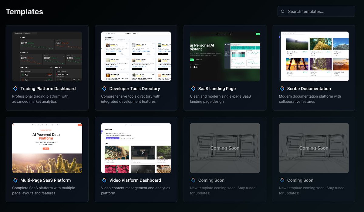 moritzkremb's tweet image. We built these 6 SaaS templates and added them to CopyCoder for free
Enjoy!
