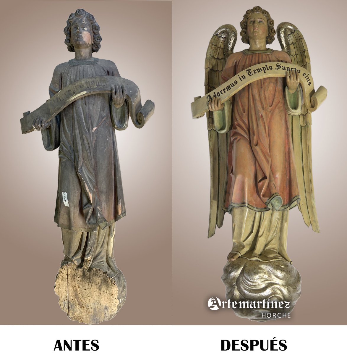 MartinezHorche's tweet photo. Catedral del Buen Pastor, San Sebastián-Donostia (Guipúzcoa)
Restauración de Ángeles de madera tallada y policromada.
#catedralbuenpastor#sansebastian#donostia#angeles #horche #arte #artemartinez https://t.co/YQ1LMLwCrg