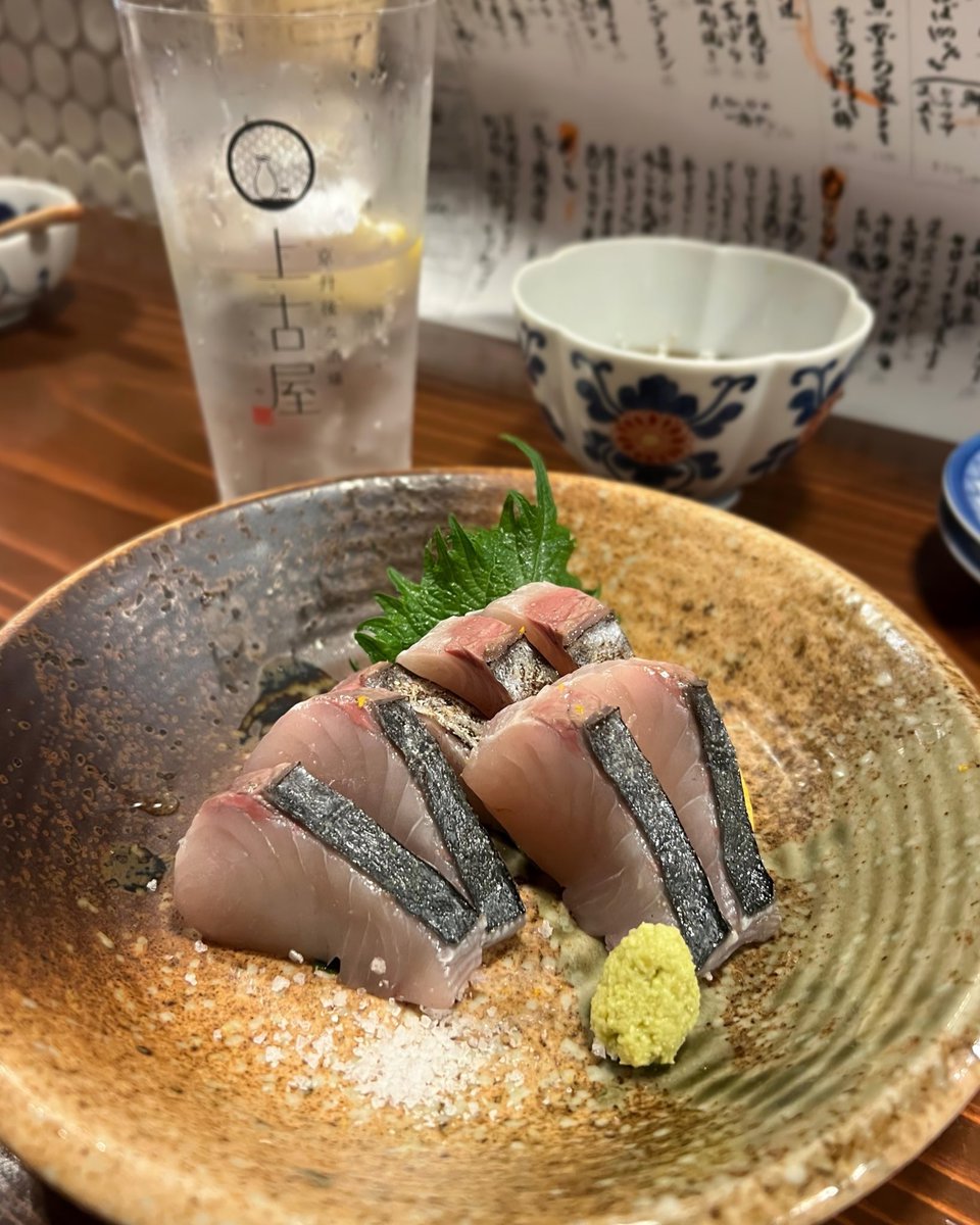 さわら塩タタキで飲んだかー