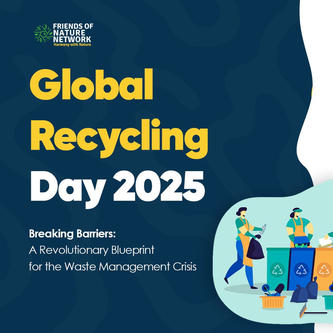 youth4envcon's tweet image. It’s Global Recycling Day 2025! ♻️

Every item we recycle is a step toward a cleaner planet!🌍✨

Swipe through our carousel to learn why recycling matters and how you can be part of the change!🌎♻️

#GlobalRecyclingDay #RecycleForTheFuture #SustainableLiving