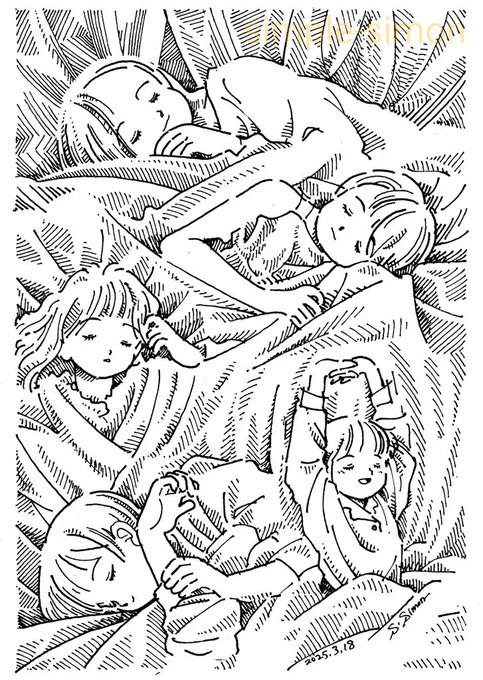 本日の1枚
3月18日は「#春の睡眠の日」。
今宵良い眠りを! 