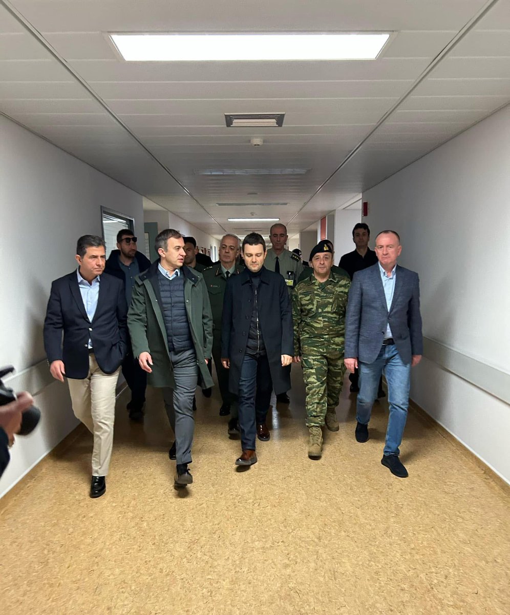 This morning, together with FM <a href="/TimcoMucunski/">Timco Mucunski</a> we visited Thessaloniki to check on the #Kocani patients hospitalized at G. Papanikolaou &amp; Military hospitals. 
Grateful to our Greek colleagues, the Greek people &amp; <a href="/govgr/">Ελληνική Κυβέρνηση</a> for their support! 🙏🏼
🇲🇰🤝🇬🇷