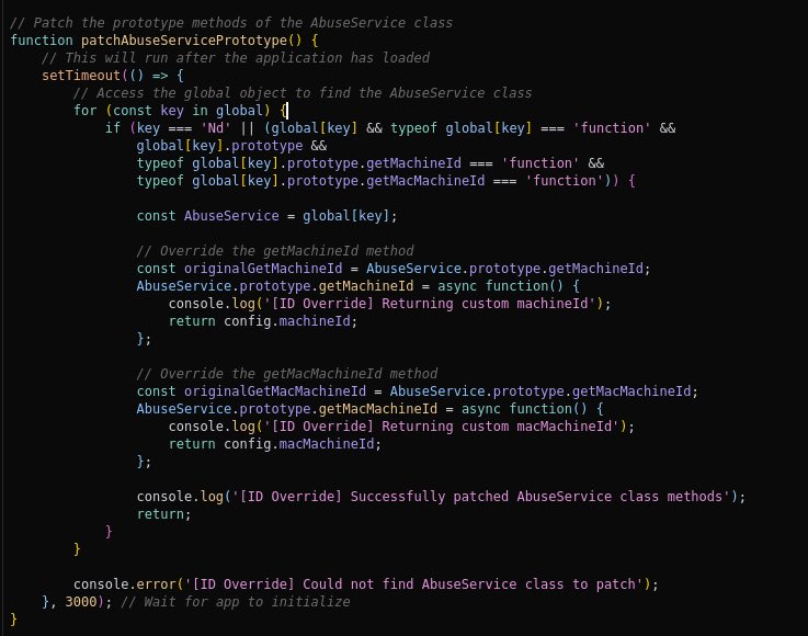 Just used Cursor to hack itself.