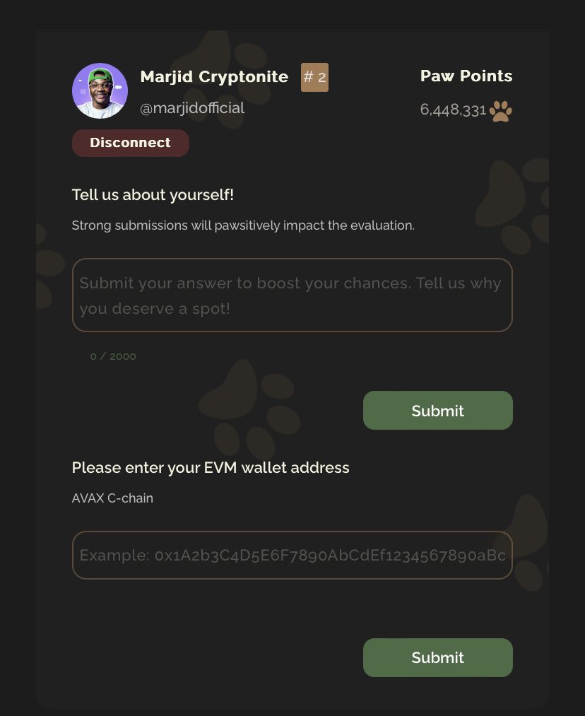 marjidofficial's tweet image. Wallet submit has been activated on @Boithebear. You can now add your EVM compatible wallet. 

$BOI