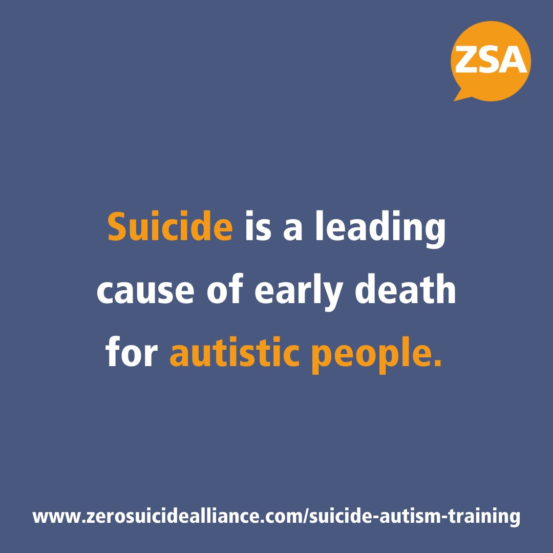 “I want autistic people, including me, to be better supported.”

More than 200 people shared their experiences and hopes for our #Autism and #SuicideAwareness Training. Learn about how you could make a difference 👇

zerosuicidealliance.com/autism-suicide…