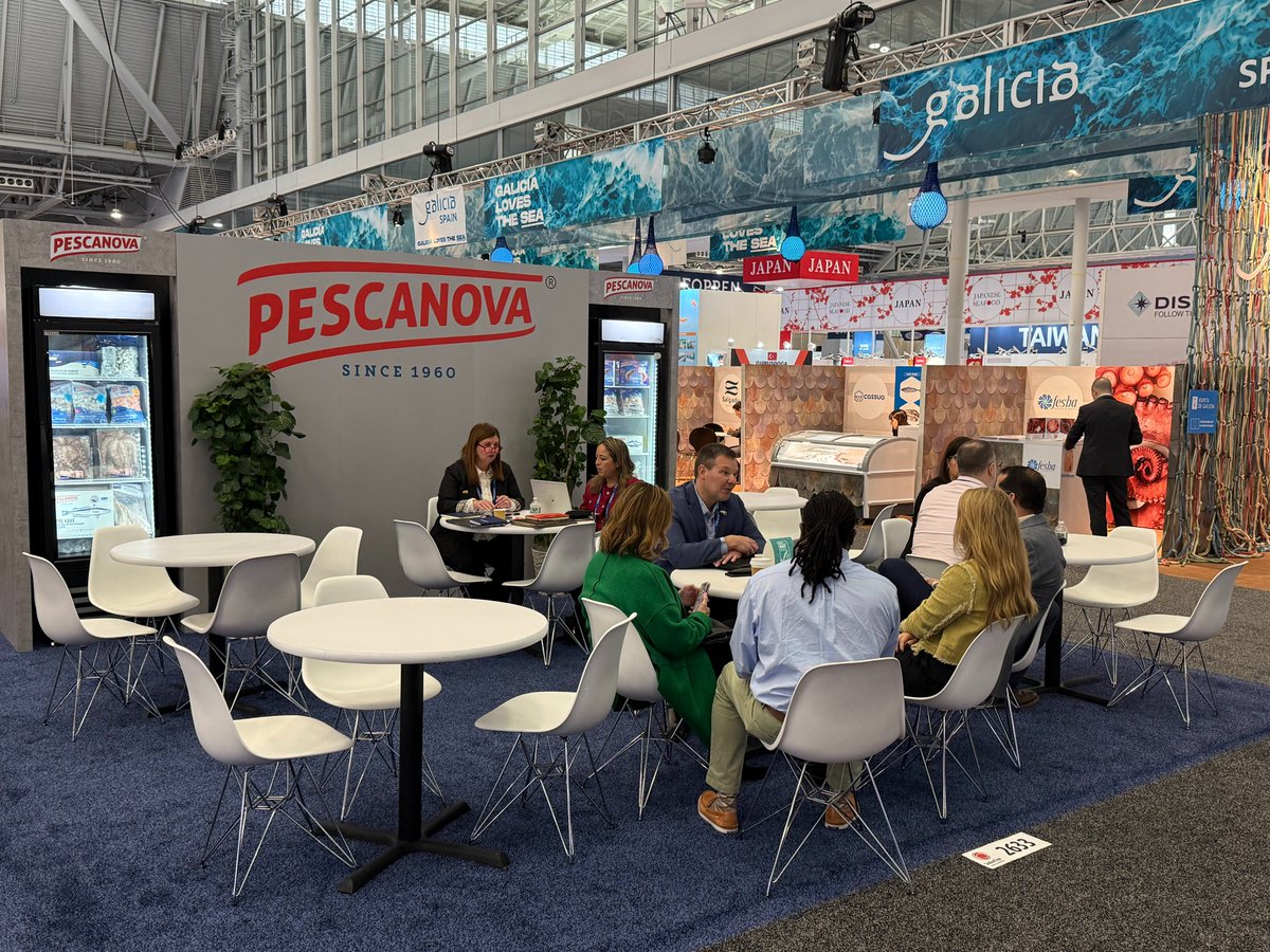 Nueva Pescanova (@pescanovacorp) on Twitter photo Last day at <a href="/SeafoodExpo_NA/">Seafood Expo North America</a>. Visit us at stand 2633 and discover our product range, vertical integration model, and strong supply network.
--
Último día en <a href="/SeafoodExpo_NA/">Seafood Expo North America</a>, visítanos en el stand 2633. #SENA2025 #SeaFoodExpo Last day at <a href="/SeafoodExpo_NA/">Seafood Expo North America</a>. Visit us at stand 2633 and discover our product range, vertical integration model, and strong supply network.
--
Último día en <a href="/SeafoodExpo_NA/">Seafood Expo North America</a>, visítanos en el stand 2633. #SENA2025 #SeaFoodExpo