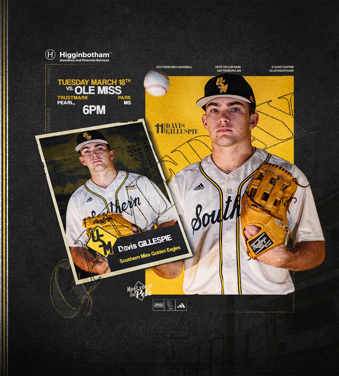 SouthernMissBSB's tweet photo. 𝐆𝐚𝐦𝐞 𝐃𝐚𝐲 𝐢𝐧 𝐏𝐞𝐚𝐫𝐥

🆚: vs. #18 Ole Miss
⌚️: 6 p.m.
📍: Pearl, Miss.
🏟: Trustmark Park
📺: https://t.co/dnBrhnE74S
📻: https://t.co/sZGBQeSWbU
📊: https://t.co/DmtKxbHkqB

#EverythingMatters | #SMTTT https://t.co/NoxeG6v4wo