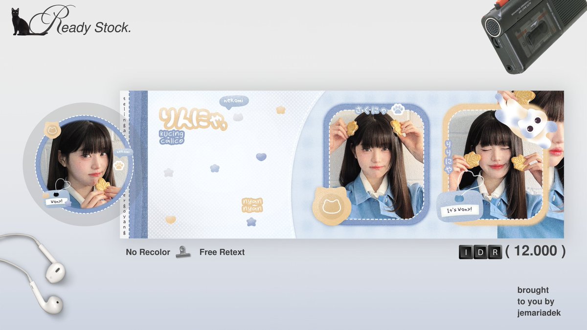 A repost/RT would be greatly appreciated, thank you!

Ready stock rs layout Wonyoung Wony IVE biru cantik terbaruu free retext bisa sung jemput ajah di dm iaa<3 #zonauang