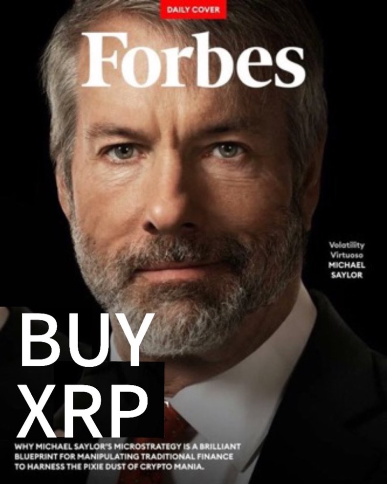 BitcoinHopium's tweet photo. BUY $XRP - Michael Saylor explains for Forbes! 

It’s happening 🚀🚀 https://t.co/hX3ufXY75S