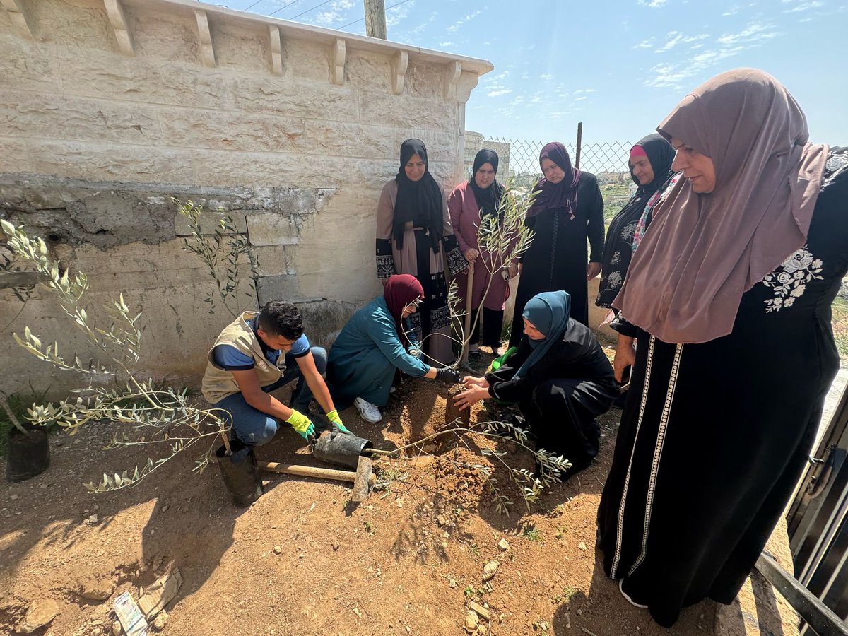 زيتونة الصمود: مبادرة لجنة الحماية النسوية تنبت من جذور الهوية
على شرف الثامن من اذار ، نفذت مؤسسة أدوار بالشراكة مع  لجنة الحماية النسوية في بيت مرسم بمبادرة رائعة لتعزيز دور النساء والشابات  في المنطقة ، حيث نظمت نشاطاً بيئياً مميزاً تضمن زراعة شجر الزيتون.