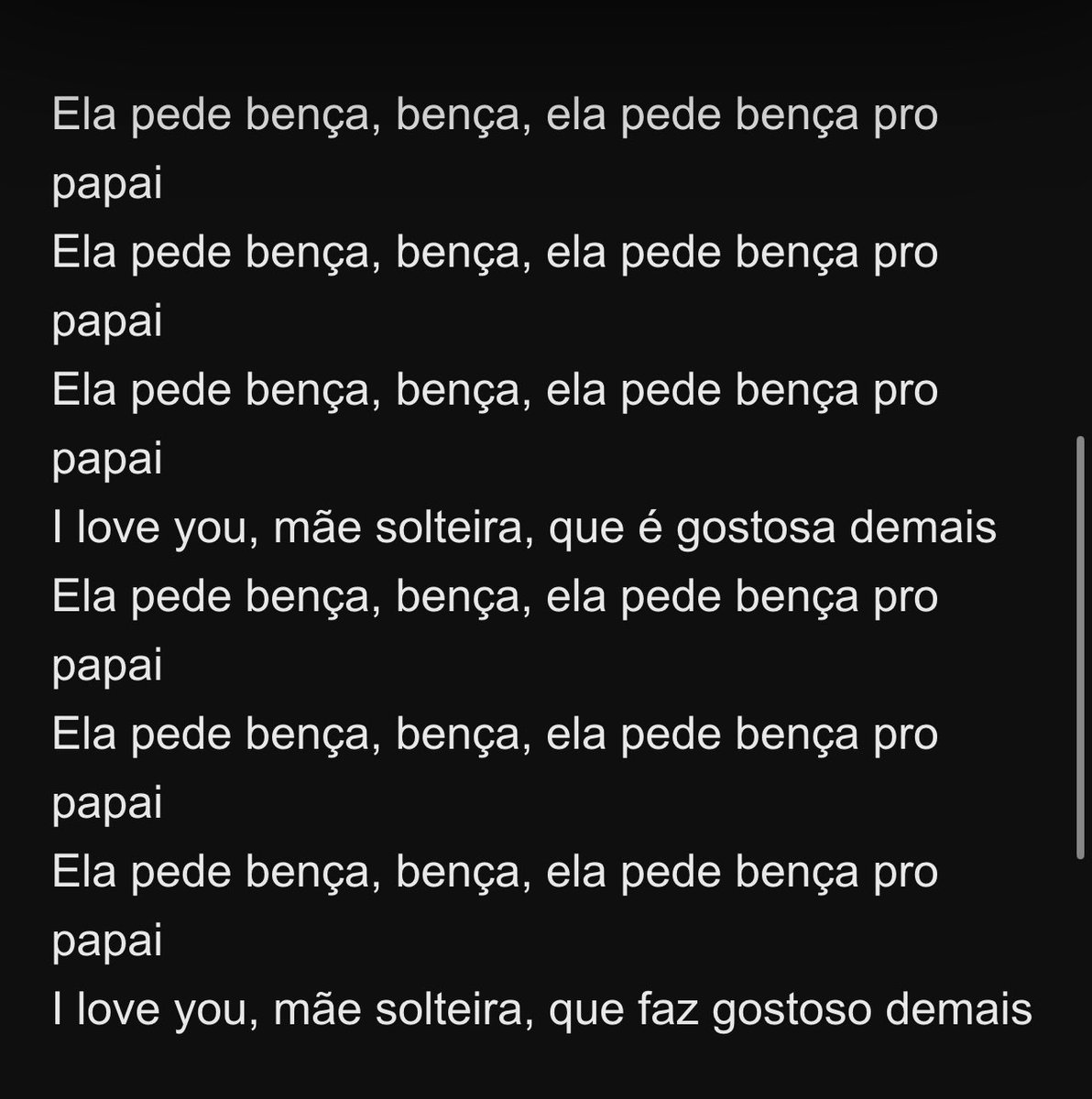 a melhor letra já feita na história da indústria