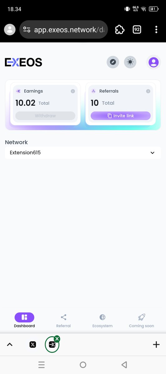 abysdemon's tweet image. Don&apos;t late like #nodepay #grass #exeos #node #depin
Use link below 👇👇👇👇

app.exeos.network/?referralCode=…