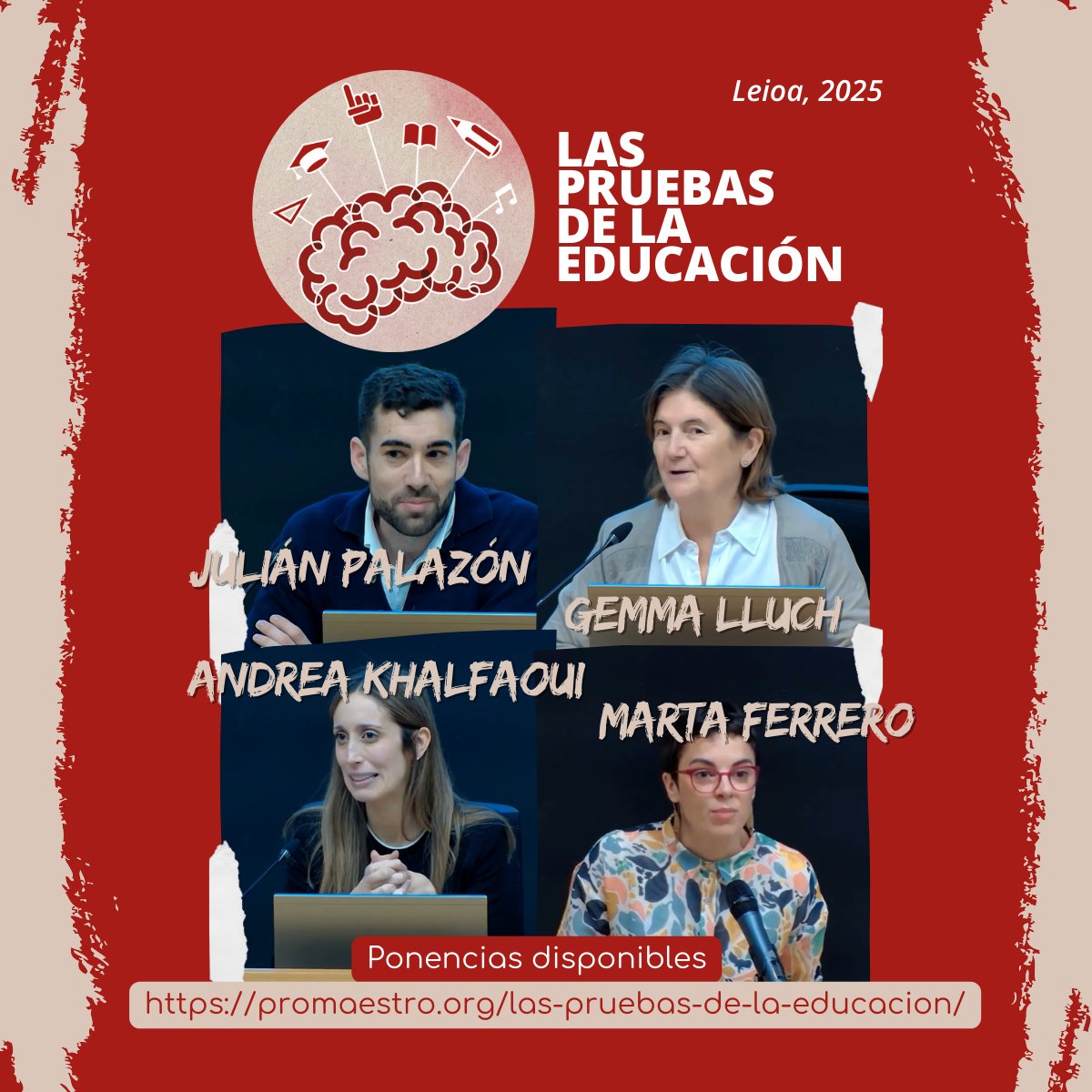 ▶️ ¡Nuevas ponencias de #LasPruebasdelaEducación!

1️⃣ El desarrollo del lenguaje oral.
2️⃣ La importancia de la biblioteca escolar.
3️⃣ Convivencia y multiculturalidad en Infantil.
4️⃣ Estrategias eficaces de aprendizaje.

⏸️ #PruebasEDU, por <a href="/Zientzia/">Katedra</a> 

👉 promaestro.org/2025/02/19/las…