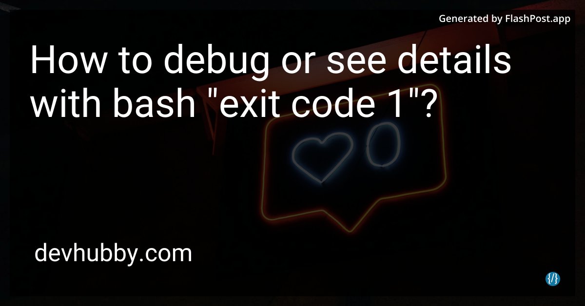 JordanKEurope's tweet photo. Is exit code 1 a sign that your script is just not that into you?
Source: https://t.co/Q7Ia2WH5lT
#SysAdmin #BashErrors #BashScripting #BashTricks #details #code https://t.co/F8qCgw9ouI