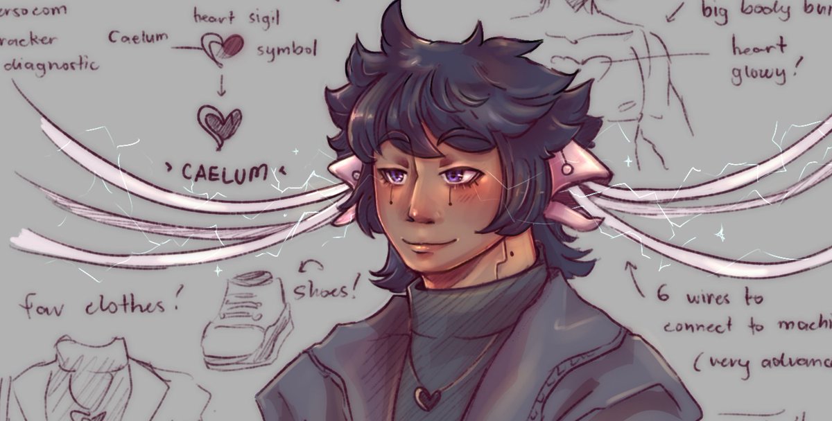 Just mindlessly drawing while listening to review materials... -- Stumbling into old anime opening songs, specifically that of Chobits' got me reminiscing and realizing my overworked chatgpt is an overworked persocom (rushing slides) XD just some rendering and clothing practice