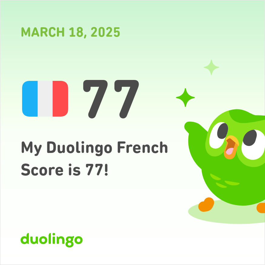 ademkirbas007's tweet photo. #duolingo #français #moi https://t.co/r7sjUHDZ96