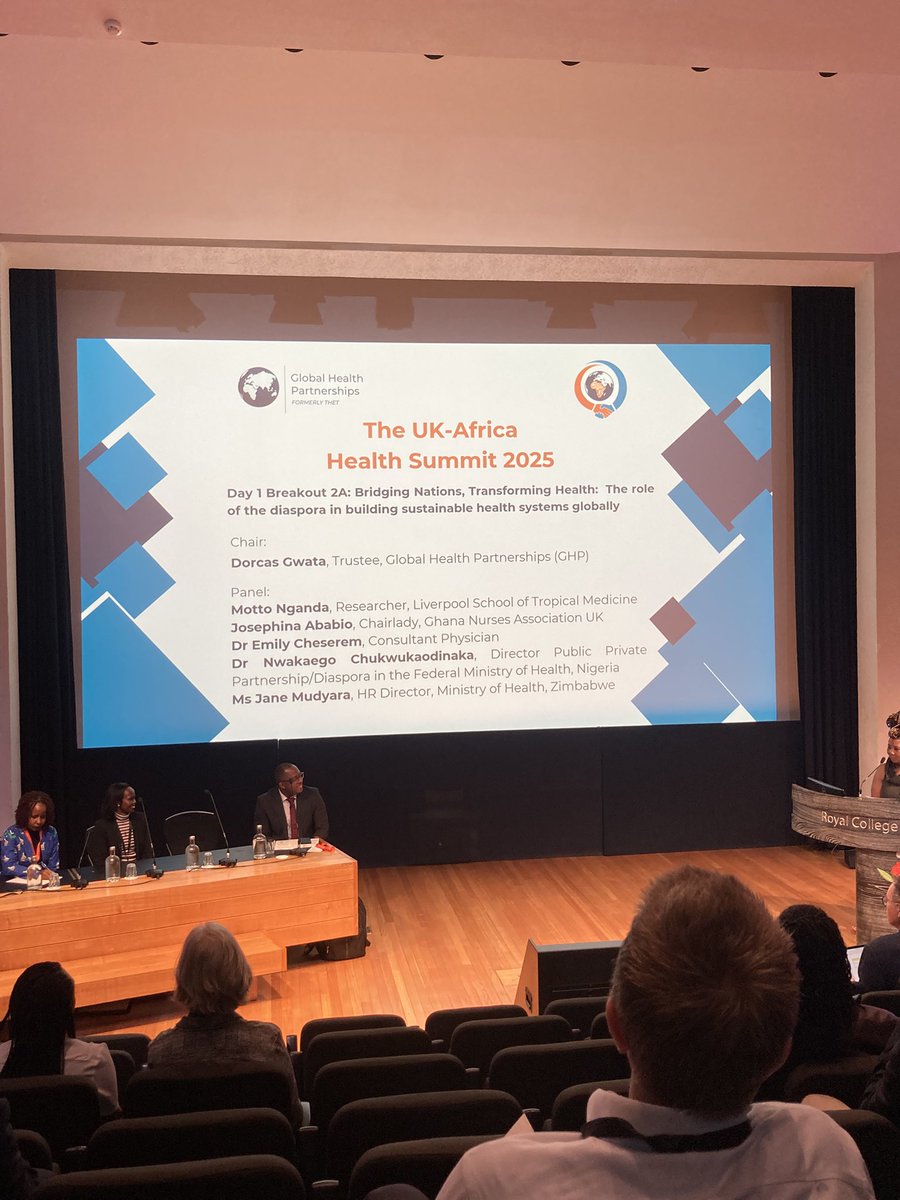 Bridging nations, transforming health 🤝

<a href="/zambezi40/">Dorcas Gwata</a> opens the session with:

“We say in Africa, It takes a village to raise a child. Well, it takes village to build health partnerships.”