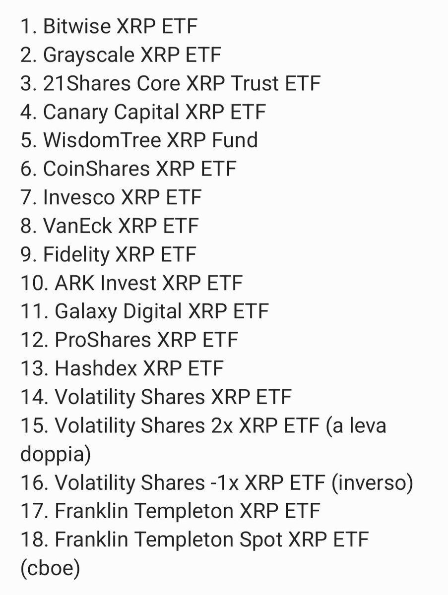 amonyx's tweet photo. 💥JUST IN: 18 XRP ETF FILINGS NOW SUBMITTED TO THE SEC.

SEND $XRP TO $20+ 🚀 https://t.co/gxqFPxWKGX