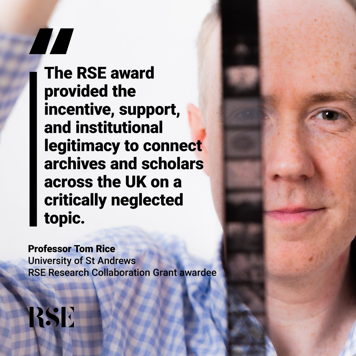 Royal Society of Edinburgh (@royalsoced) on Twitter photo 📢APPLY NOW: RSE Research Collaboration Grants enable partnerships between disciplines/institutions.
Prof Tom Rice, <a href="/univofstandrews/">University of St Andrews</a> used his to uncover the forgotten 35mm filmstrip and bring lost histories to light: rse.org.uk/the-lost-world…
💸 £10K | 📅 24 months | ⏰ 9 April 📢APPLY NOW: RSE Research Collaboration Grants enable partnerships between disciplines/institutions.
Prof Tom Rice, <a href="/univofstandrews/">University of St Andrews</a> used his to uncover the forgotten 35mm filmstrip and bring lost histories to light: rse.org.uk/the-lost-world…
💸 £10K | 📅 24 months | ⏰ 9 April