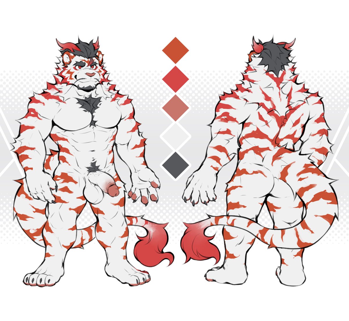 Klaus is finally born on this day (technically a few days ago) 

Thank you <a href="/fwflunky/">Flunky</a> for drawing this handsome boi ❤️