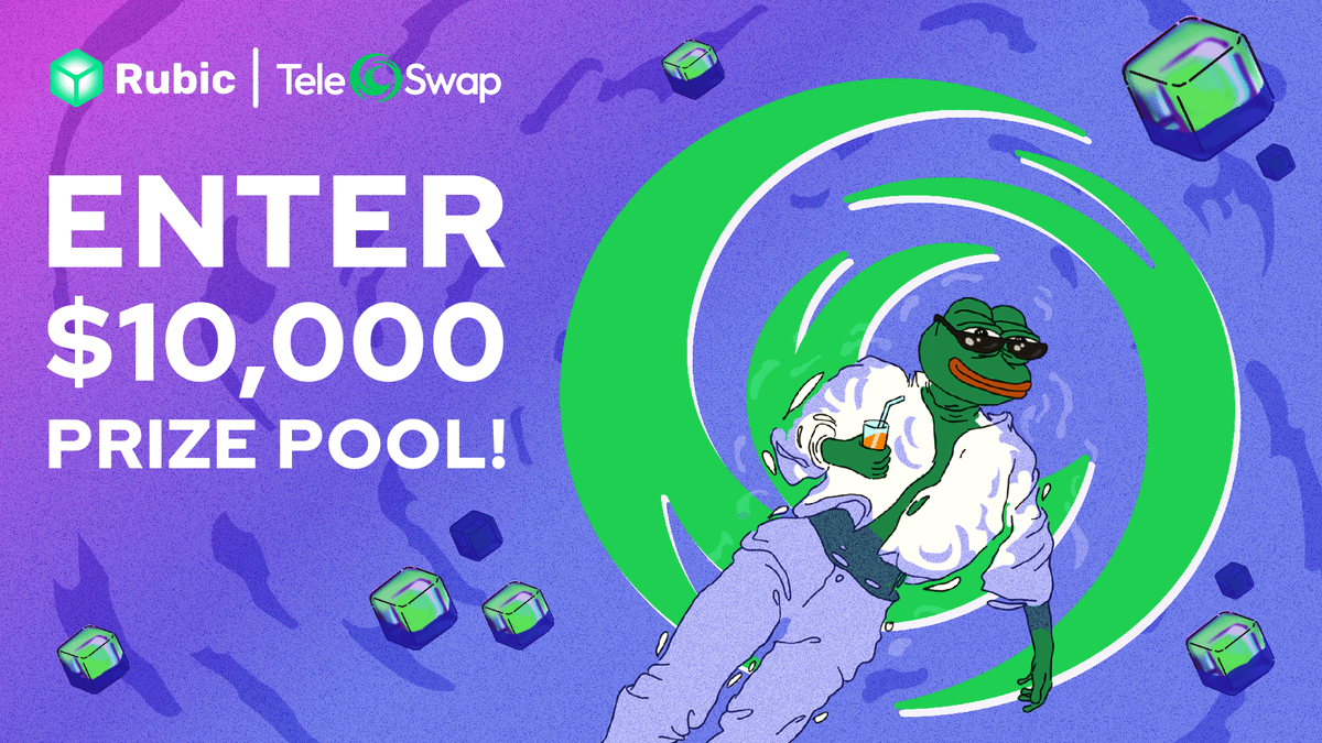 Rubic (@cryptorubic) on Twitter photo Bridge the gap between EVMs & Bitcoin with Rubic & <a href="/Tele_Swap/">TeleSwap</a>! Join our <a href="/layer3xyz/">Layer3</a> quest & grab your share of the $10K prize pool + cubes.
Swap from <a href="/ethereum/">Ethereum.org</a>, <a href="/base/">Base</a>, <a href="/0xPolygon/">Polygon ※</a>, <a href="/arbitrum/">Arbitrum</a>, <a href="/BNBCHAIN/">BNB Chain @ #BinanceClubhouse</a>, or <a href="/Optimism/">optimism.eth</a> to <a href="/Bitcoin/">Bitcoin</a> via TeleSwap to qualify.
➡️ app.layer3.xyz/quests/simple-… Bridge the gap between EVMs & Bitcoin with Rubic & <a href="/Tele_Swap/">TeleSwap</a>! Join our <a href="/layer3xyz/">Layer3</a> quest & grab your share of the $10K prize pool + cubes.
Swap from <a href="/ethereum/">Ethereum.org</a>, <a href="/base/">Base</a>, <a href="/0xPolygon/">Polygon ※</a>, <a href="/arbitrum/">Arbitrum</a>, <a href="/BNBCHAIN/">BNB Chain @ #BinanceClubhouse</a>, or <a href="/Optimism/">optimism.eth</a> to <a href="/Bitcoin/">Bitcoin</a> via TeleSwap to qualify.
➡️ app.layer3.xyz/quests/simple-…