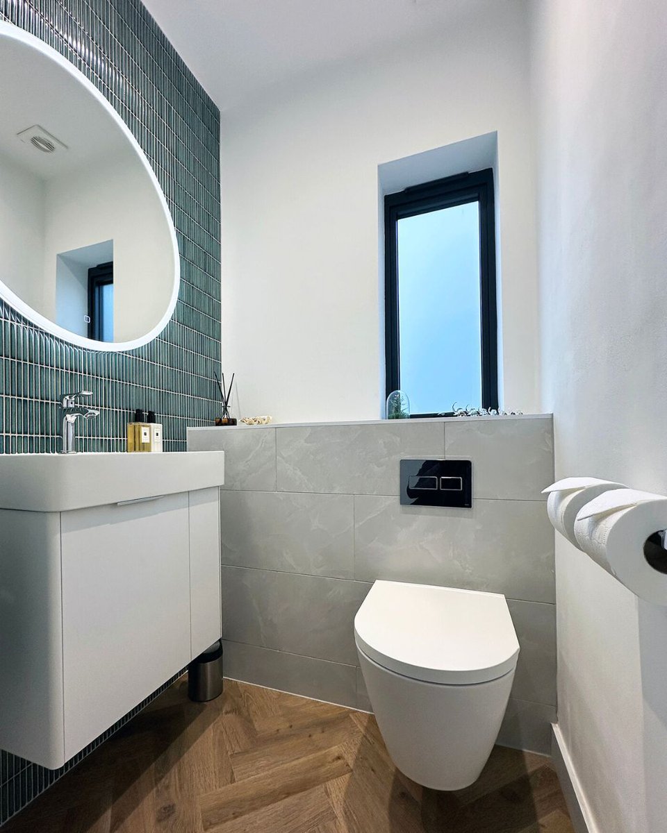 Stone & Chrome (@stoneandchrome) on Twitter photo Small & Sleek π€
- Laufen Kartell wall hung WC in matt white.
- Laufen Val washbasin and vanity unit in matt white.
- hansgrohe Metris basin mixer in chrome.
- 'Bamboo porcelain Verdigris' feature tiles by Ca' Pietra.
---
π§ enquiries@stoneandchrome.com
π 01276 61000 Small & Sleek π€
- Laufen Kartell wall hung WC in matt white.
- Laufen Val washbasin and vanity unit in matt white.
- hansgrohe Metris basin mixer in chrome.
- 'Bamboo porcelain Verdigris' feature tiles by Ca' Pietra.
---
π§ enquiries@stoneandchrome.com
π 01276 61000