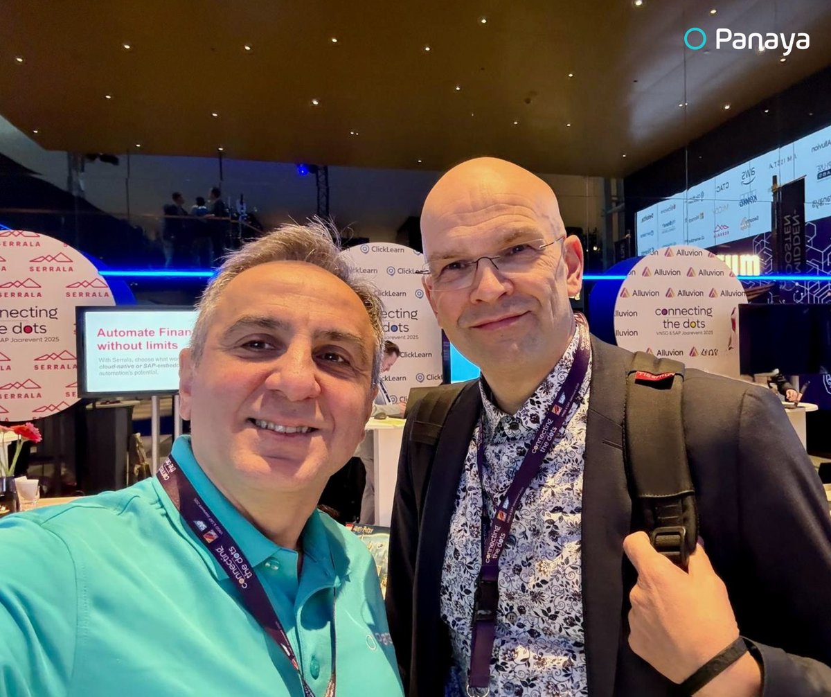 panaya's tweet image. We had a BLAST at @VNSG &amp;amp; @SAP ‘Connecting the Dots’ with some of the brightest minds in SAP! 🥳🎉

Our #PanayaTeam had a great time showcasing how our #AI-powered #SmartTesting &amp;amp; #ChangeIntelligence platform helps accelerate and de-risk #SAP projects with confidence. 🤓💪

See…