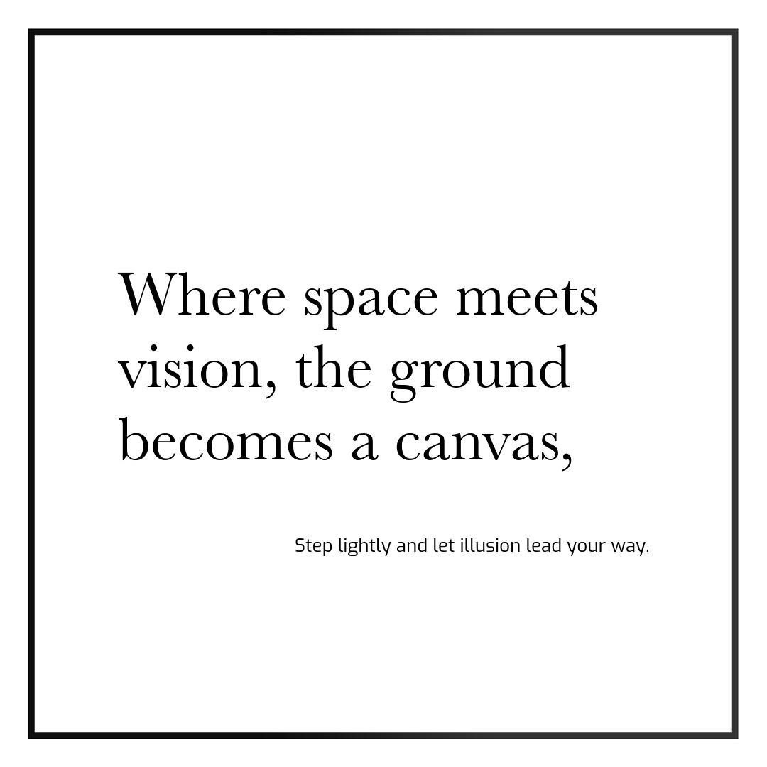 floorgraphics's tweet photo. Where space meets vision, the ground becomes a canvas, Step lightly and let illusion lead your way. #floorgraphics #streetart #chalcart #chalcdrawing #sidewalkchalc #streetarrteverywhere #signage #publishing #laserprinting #labels #printindustry https://t.co/sd7nc9DI6M