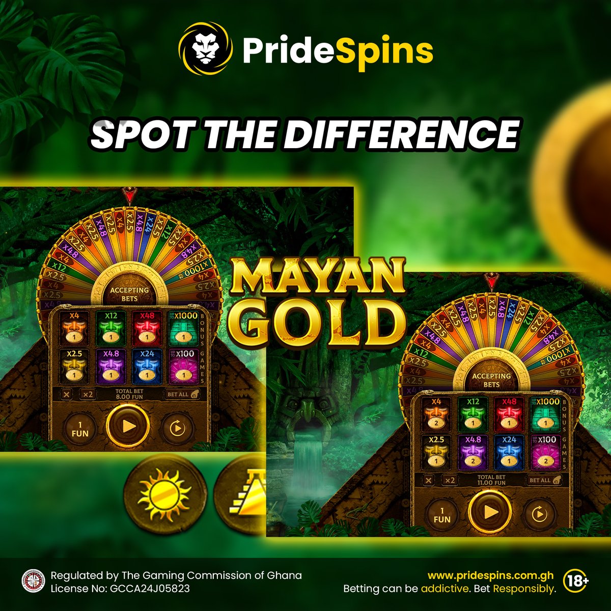PrideSpinsGH's tweet photo. 😁Make we see if u get good eyes 😁
Tell we what u dey see for the comment side.
#PrideSpins 1 #Steph #RYSENSHYNE #Kaly #Headucator #MondayMotivation #Newcastle
#Bobo #David #Free SHS #ControlBeSense #NSPPDIS5 #Sorloth https://t.co/Y5epdA3McX