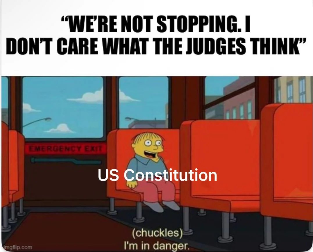 They never cared about the Constitution, no MAGA ever really cared or understood what the Constitution is.