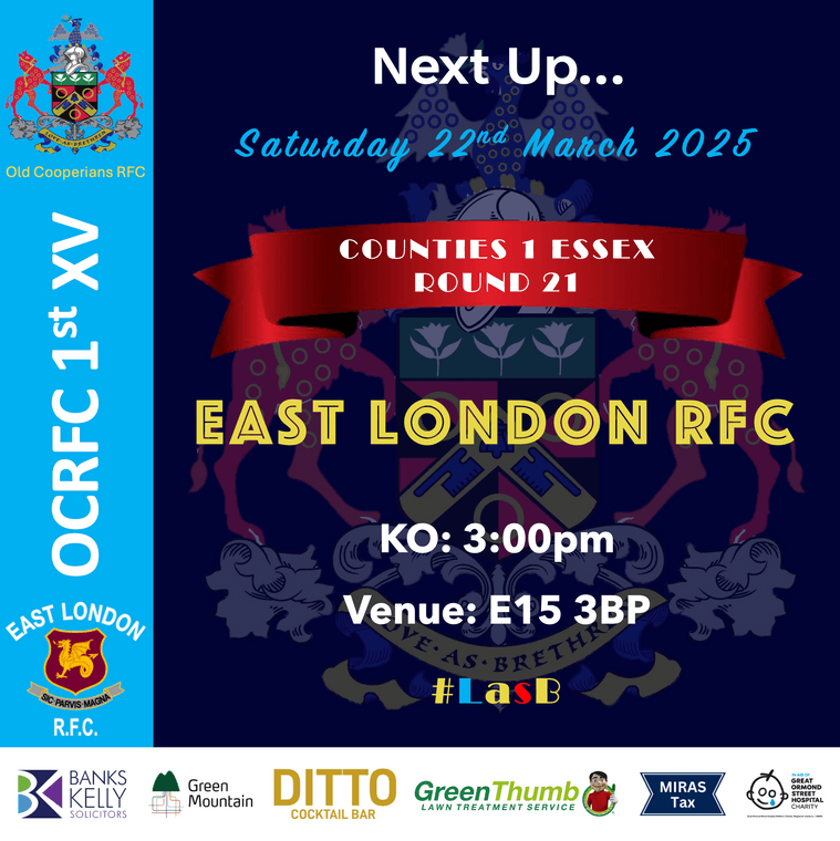 *1st XV Fixture*
Saturday 22nd March 2025
oldcooperiansrfc.com/news/1st-xv-fi…