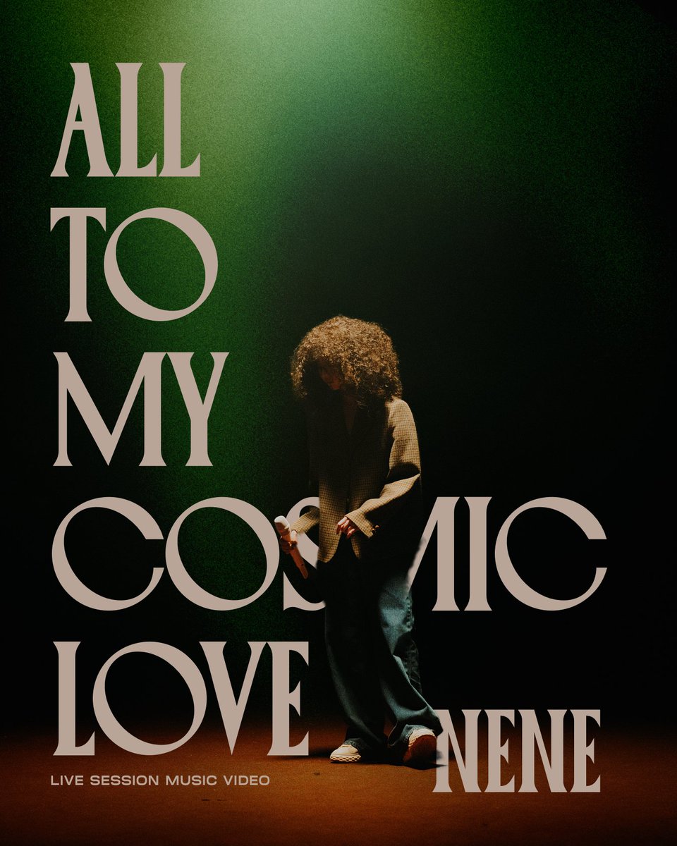 LaaluneOfficial's tweet photo. Nene 'All to My Cosmic Love'

2025.03.24 (6PM, GMT+7)
Live Session M/V on YouTube

#Nene_AllToMyCosmicLove
#nenevader https://t.co/ucSiYzpGYV