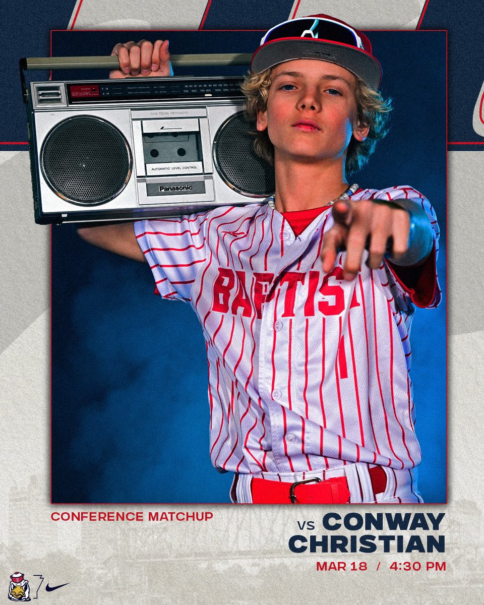 🔥GAMEDAY!🔥
⚾️Your Eagles host Conway Christian!⚾️
⏰4:30 PM
📍Eagle field
🦅V/JV
🏆Conference game