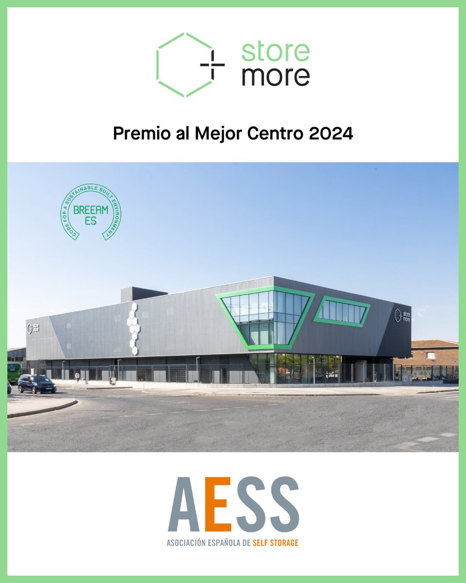 ¡Estamos de enhorabuena! 🎉
@Storemore Móstoles ha sido reconocido como 🏆 Mejor Centro del Año 🏆
Este premio destaca nuestro compromiso con la calidad, innovación y excelencia en el servicio al cliente.
¡Gracias a nuestro equipo y clientes!
 #Storemore #AESS2025