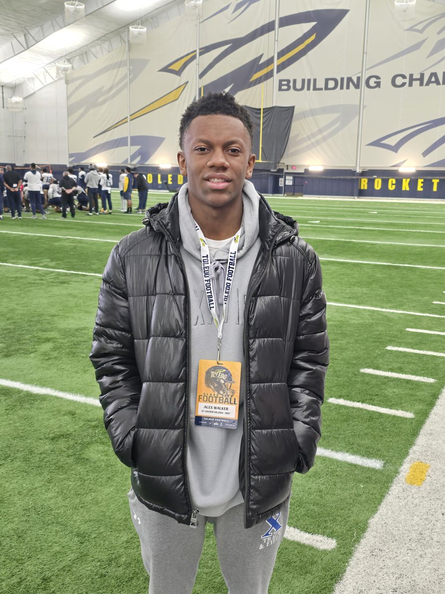 Alex Walker (@alex_walker27) on Twitter photo Had a great time at the University of Toledo yesterday! Thank you <a href="/CoachFlemWR/">RJ Fleming</a> and <a href="/Coach_Eliano/">Perry Eliano</a> for the invite and opportunity to learn. Looking forward to seeing you at the GCL South combine.
<a href="/COACHSPECHT28/">Steve Specht</a>
<a href="/RUNBYU/">COACH T, M.Ed., HSSCC, USAW,FMS</a>
<a href="/Coach_JCarp/">Jeremy Carpenter</a>
<a href="/Brodbeckj02/">Jake Brodbeck</a>
<a href="/coachrklotz18/">Robert Klotz</a> Had a great time at the University of Toledo yesterday! Thank you <a href="/CoachFlemWR/">RJ Fleming</a> and <a href="/Coach_Eliano/">Perry Eliano</a> for the invite and opportunity to learn. Looking forward to seeing you at the GCL South combine.
<a href="/COACHSPECHT28/">Steve Specht</a>
<a href="/RUNBYU/">COACH T, M.Ed., HSSCC, USAW,FMS</a>
<a href="/Coach_JCarp/">Jeremy Carpenter</a>
<a href="/Brodbeckj02/">Jake Brodbeck</a>
<a href="/coachrklotz18/">Robert Klotz</a>