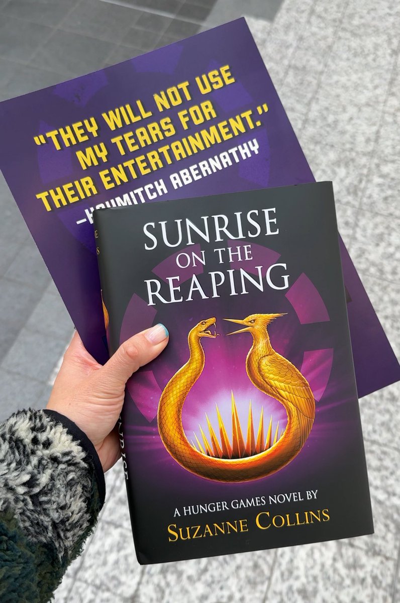 Happy hunger games! 🥳 <a href="/scholasticuk/">Scholastic UK</a> <a href="/HungerGamesBks/">The Hunger Games Books</a> <a href="/TheHungerGames/">The Hunger Games</a> <a href="/Scholastic/">Scholastic</a> #HungerGames #sunriseonthereaping #bookX #haymitch #FantasyReads #publication