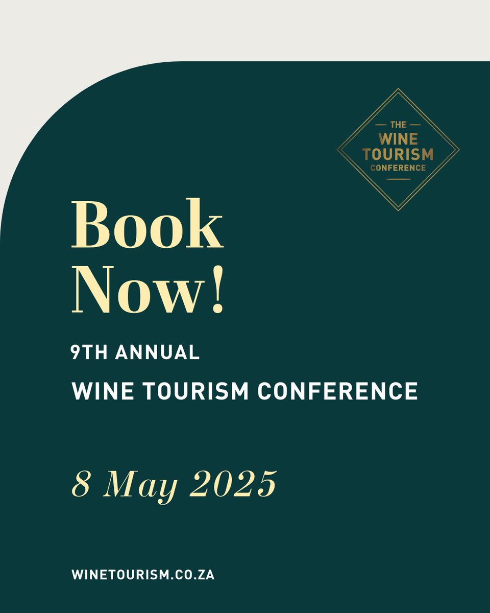 The proposed 6.75% excise duty hike could drive up wine prices, impacting demand &amp;sales locally &amp; globally.
Plus, losing AGOA concessions may increase US tariffs &amp; risk R650M in exports. 
Join us at #WineTourismConference2025 to explore solutions with industry experts.