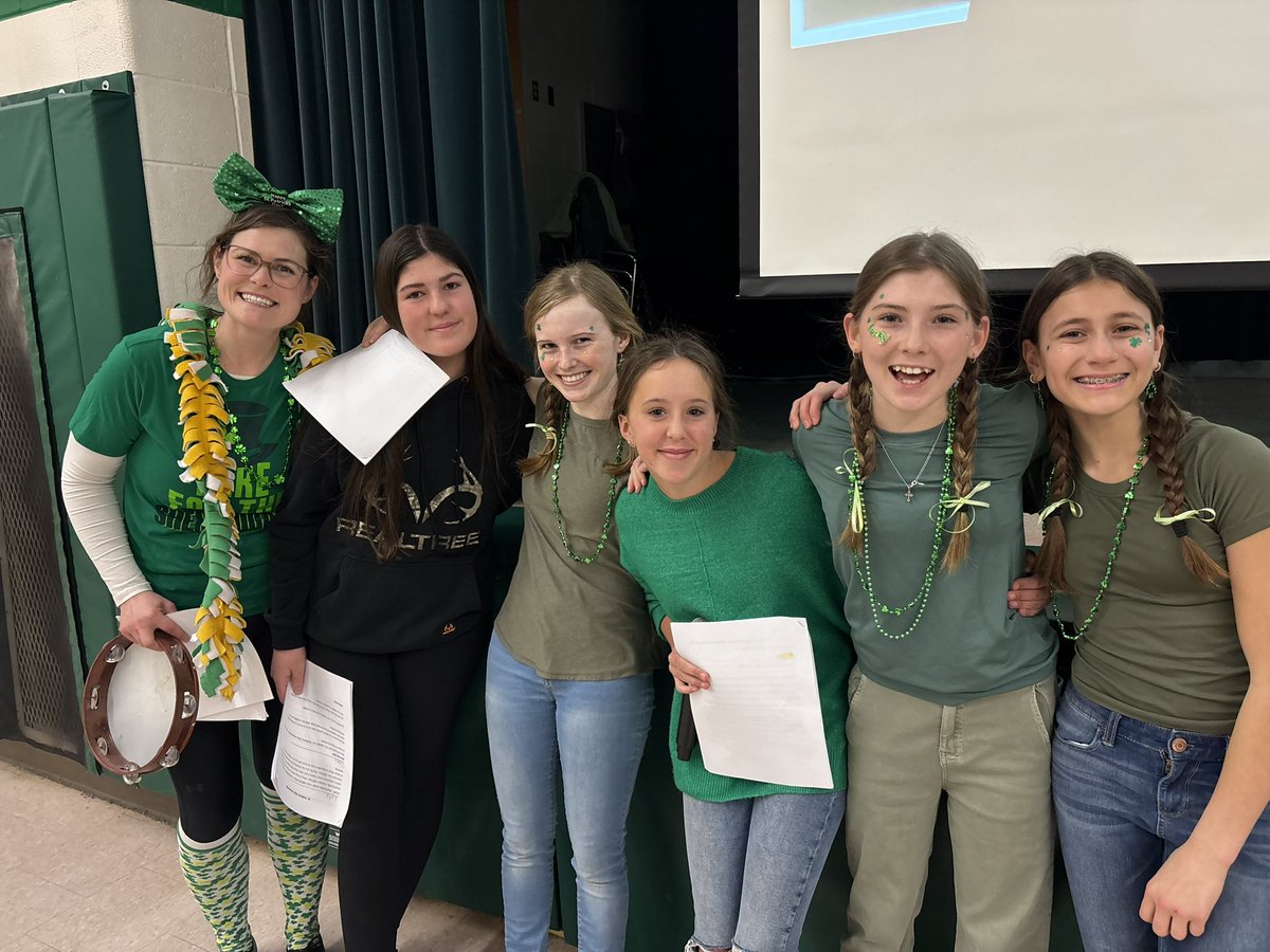 An amazing St Patrick’s Day Celebration - Fiddle. guitar, accordion, step dancing, student leadership…