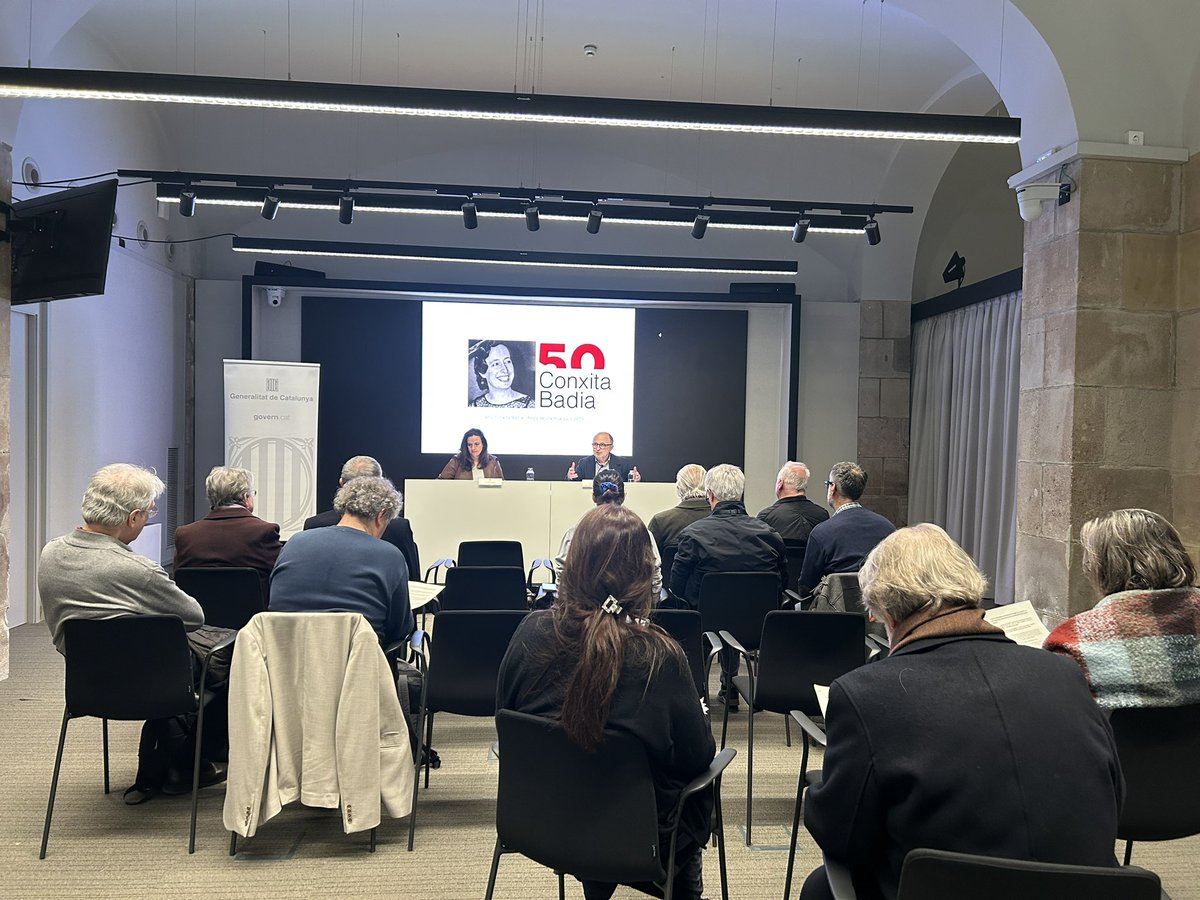 🔴 Presentem la commemoració de <a href="/govern/">Govern de Catalunya</a> <a href="/cultura_cat/">Cultura</a> de la soprano Conxita Badia que recuperarà el seu llegat i la seva trajectòria internacional com a ambaixadora de la música catalana

Amb el DG de <a href="/creacultura_cat/">creacultura_cat</a> <a href="/XavierFina/">Xavier Fina Ribó</a> i la comissària de l’any, Mireia Domènech