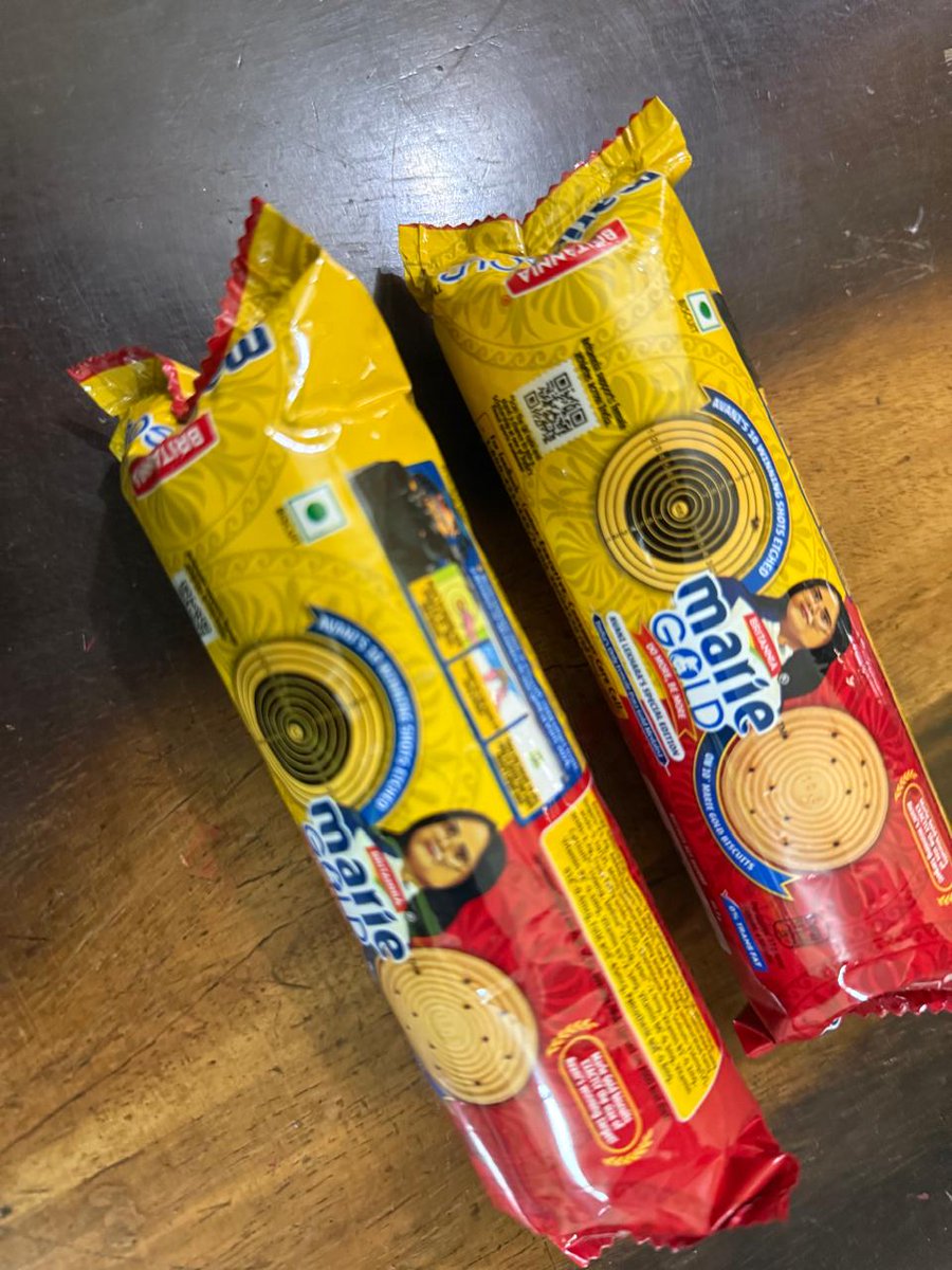 Wonderful initiative by <a href="/BritanniaIndLtd/">Britannia Industries Limited</a> in celebrating the success of <a href="/AvaniLekhara/">Avani Lekhara अवनी_लेखरा PLY</a> through the special edition #MarieGold. Bought couple of packets to experience it. The biscuits are of the size of the target and each one of them show where her shot hit. Quite an innovative