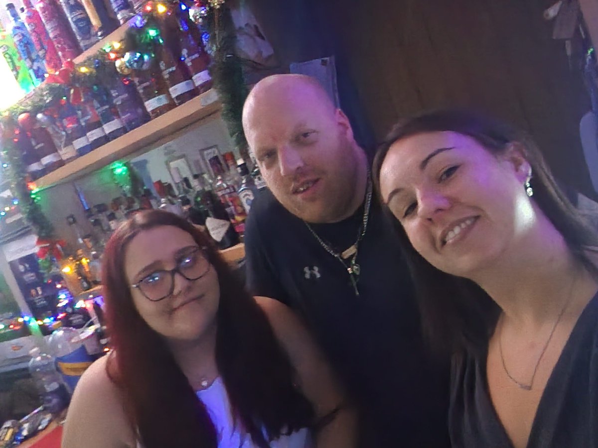 Meet some of our friendly bar staff ready to serve you your favourite drink!
Nat, Ed &amp; Nici, seen here at our New Years Eve party, are just part of the great team behind the Bowes bar!