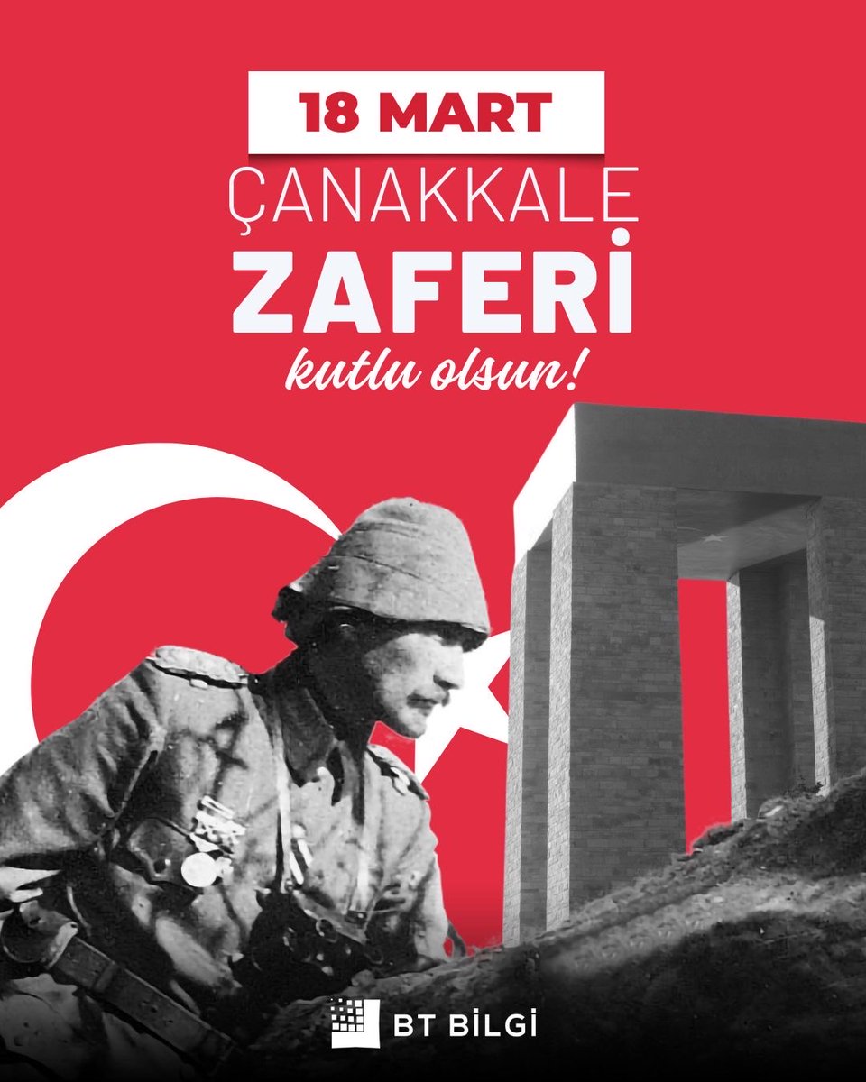 18 Mart Çanakkale zaferimiz kutlu olsun.