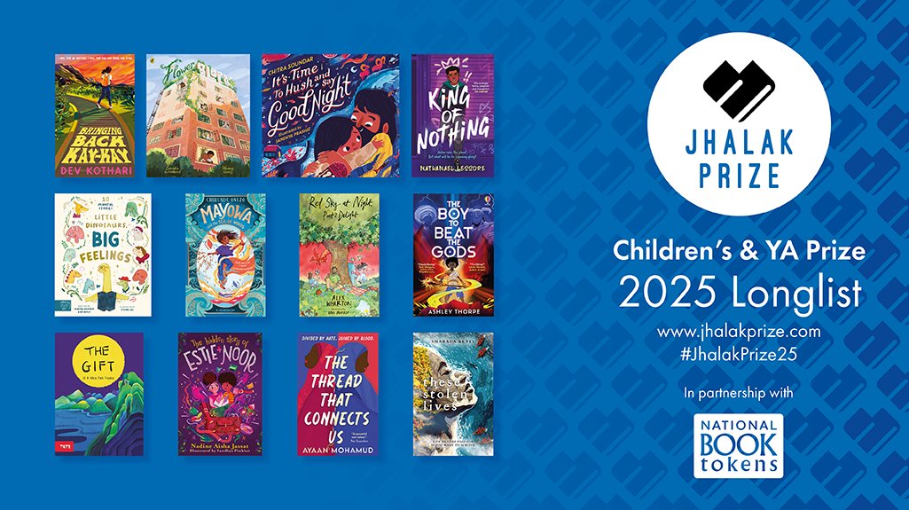 Jhalak C&amp;YA Longlist 2025 features some of the bravest, most gorgeous, loveable books of the year. Our judges struggled to choose just 12 and each of these is a future classic #jhalakprize25