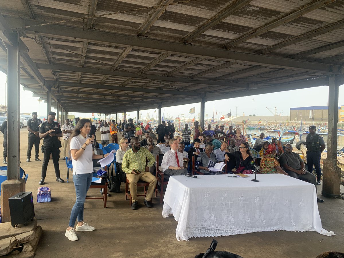 🎣Earlier today; Norway's Minister of International Development, FAO, and Ghana's Fisheries Minister engaged stakeholders to strengthen collaboration in the fishing sector. Together, we can harness the power of fish to boost nutrition, food security, and livelihoods! 🇬🇭🇳🇴🌍