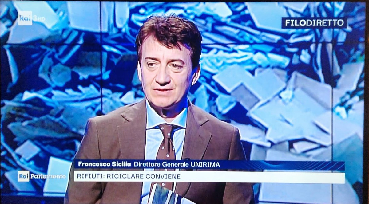 ♻In occasione della Giornata Mondiale del Riciclo, il DG di UNIRIMA, Ing. Francesco Sicilia, è stato ospite della trasmissione “Filo Diretto”, condotta dalla giornalista <a href="/KarenSarlo/">Karen Sarlo</a>  e andata in onda su Rai 3. 

👉unirima.it/2025/03/18/gio…

#unirima #GiornataMondialedelRiciclo