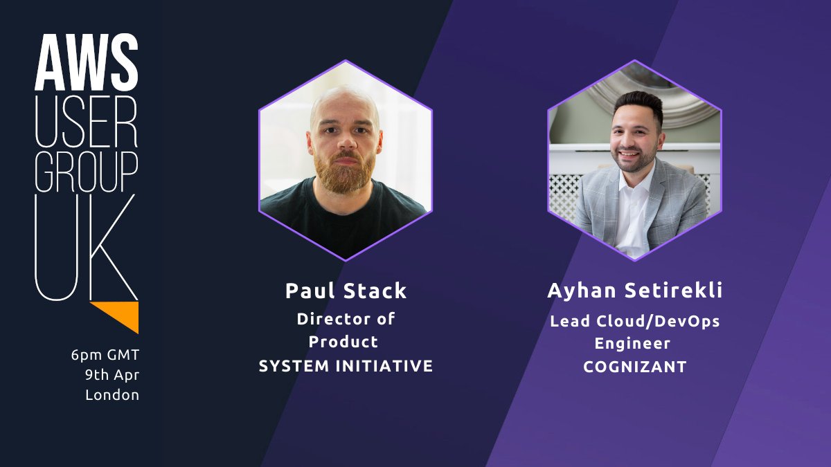 AWS User Group UK (@awsusergroupuk) on Twitter photo 1 WEEK TO GO!
Join <a href="/AWSUserGroupUK/">AWS User Group UK</a> for expert talks on AWS security & automation with @setirekli_ayhan & <a href="/stack72/">Paul Stack</a>!
📅 9th April | <a href="/AutogenAI/">AutogenAI</a>
Talks, networking, food & drinks!
Thanks to <a href="/Devoteam/">Devoteam</a> <a href="/NetApp/">NetApp</a> <a href="/scalefactory/">The Scale Factory</a>
RSVP now! tinyurl.com/bde83snm
#AWSUGUK #AWS 1 WEEK TO GO!
Join <a href="/AWSUserGroupUK/">AWS User Group UK</a> for expert talks on AWS security & automation with @setirekli_ayhan & <a href="/stack72/">Paul Stack</a>!
📅 9th April | <a href="/AutogenAI/">AutogenAI</a>
Talks, networking, food & drinks!
Thanks to <a href="/Devoteam/">Devoteam</a> <a href="/NetApp/">NetApp</a> <a href="/scalefactory/">The Scale Factory</a>
RSVP now! tinyurl.com/bde83snm
#AWSUGUK #AWS